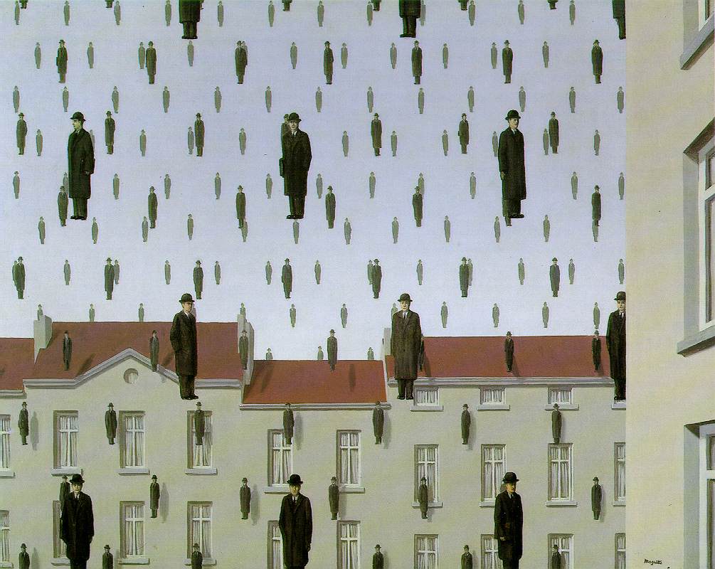 René Magritte - golconde